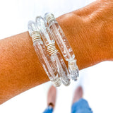 Acrylic Tube Bamboo Bracelet