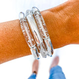 Acrylic Tube Bamboo Bracelet